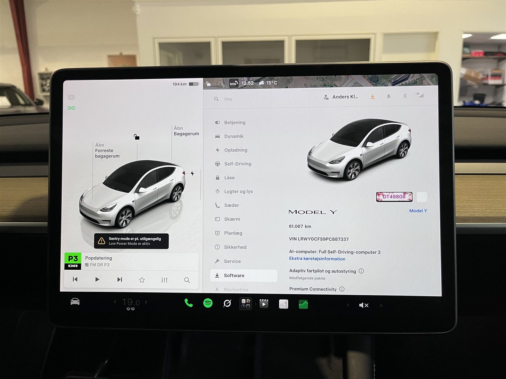 Billede af Tesla Model Y EL RWD 299HK 5d Aut.