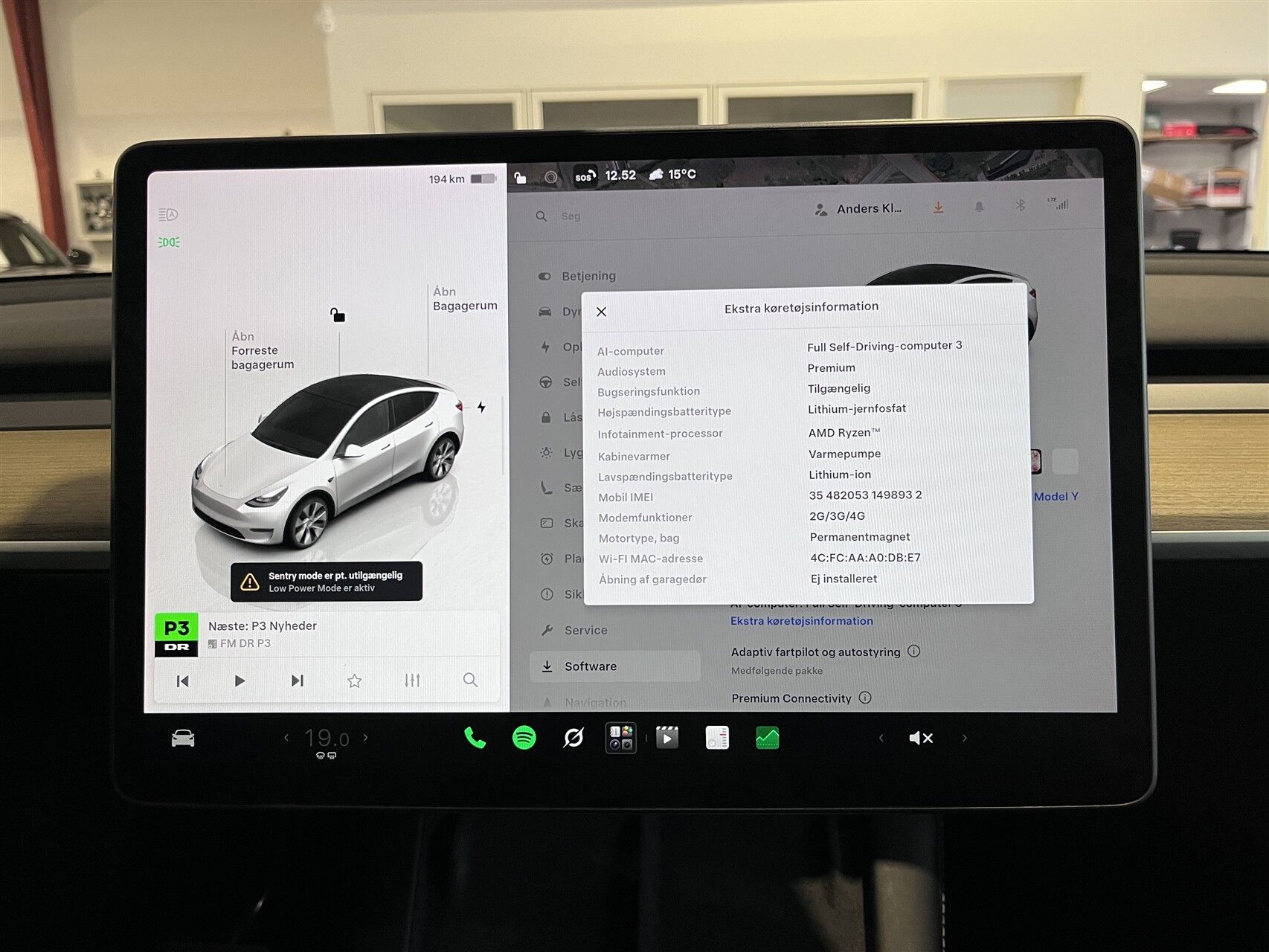 Billede af Tesla Model Y EL RWD 299HK 5d Aut.