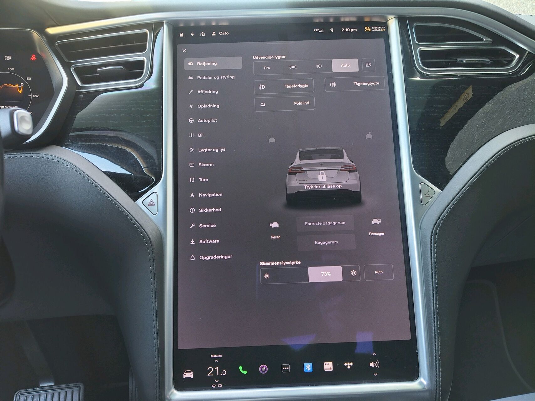 Billede af Tesla Model X 75D EL AWD 525HK 5d Aut.