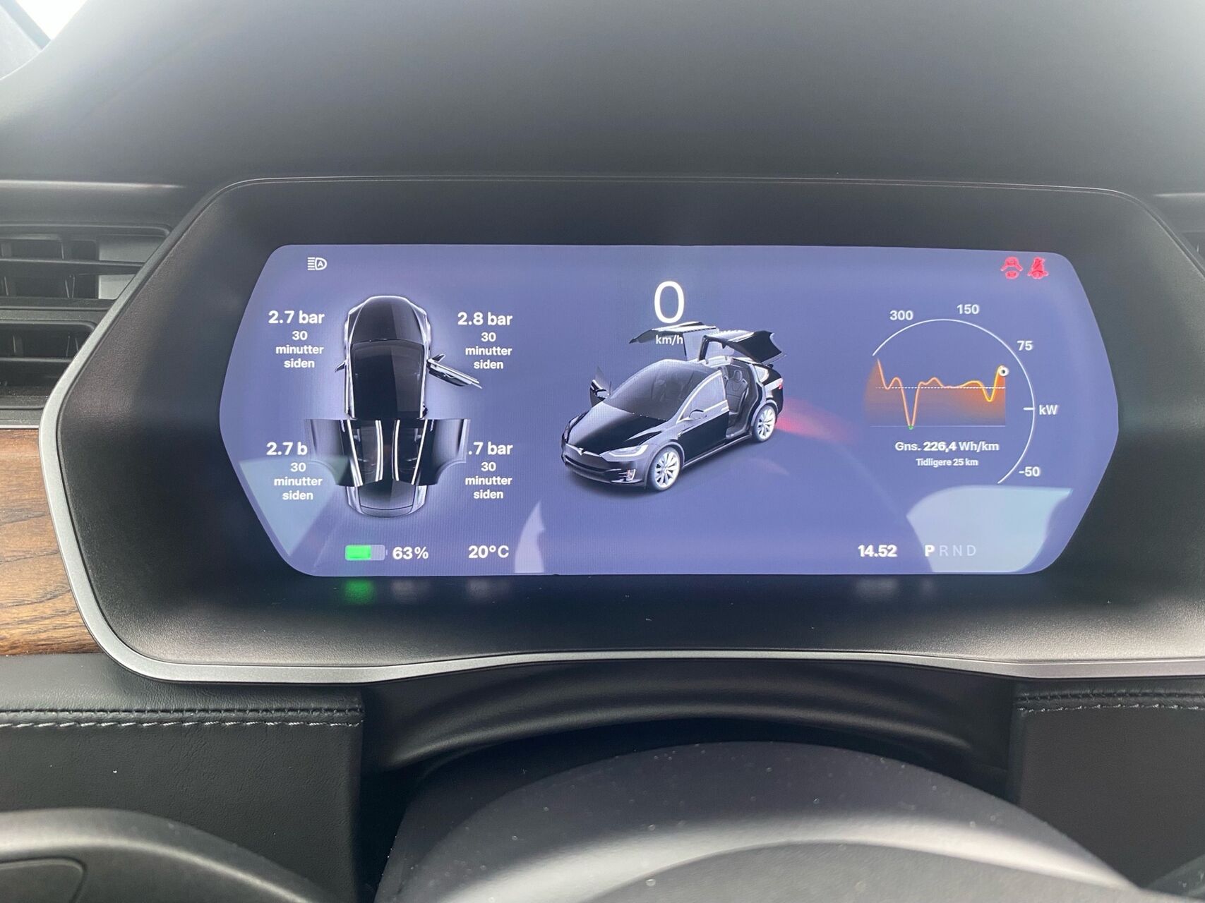 Billede af Tesla Model X El Long Range AWD 575HK 5d Aut.