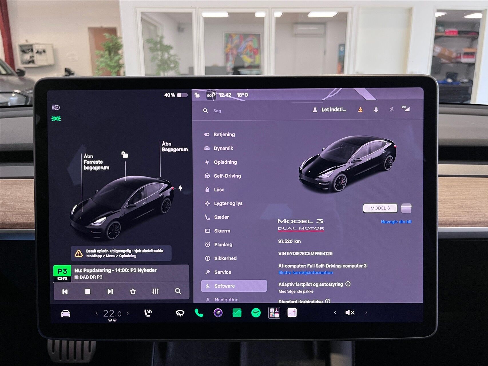 Billede af Tesla Model 3 EL Performance AWD 513HK Aut.