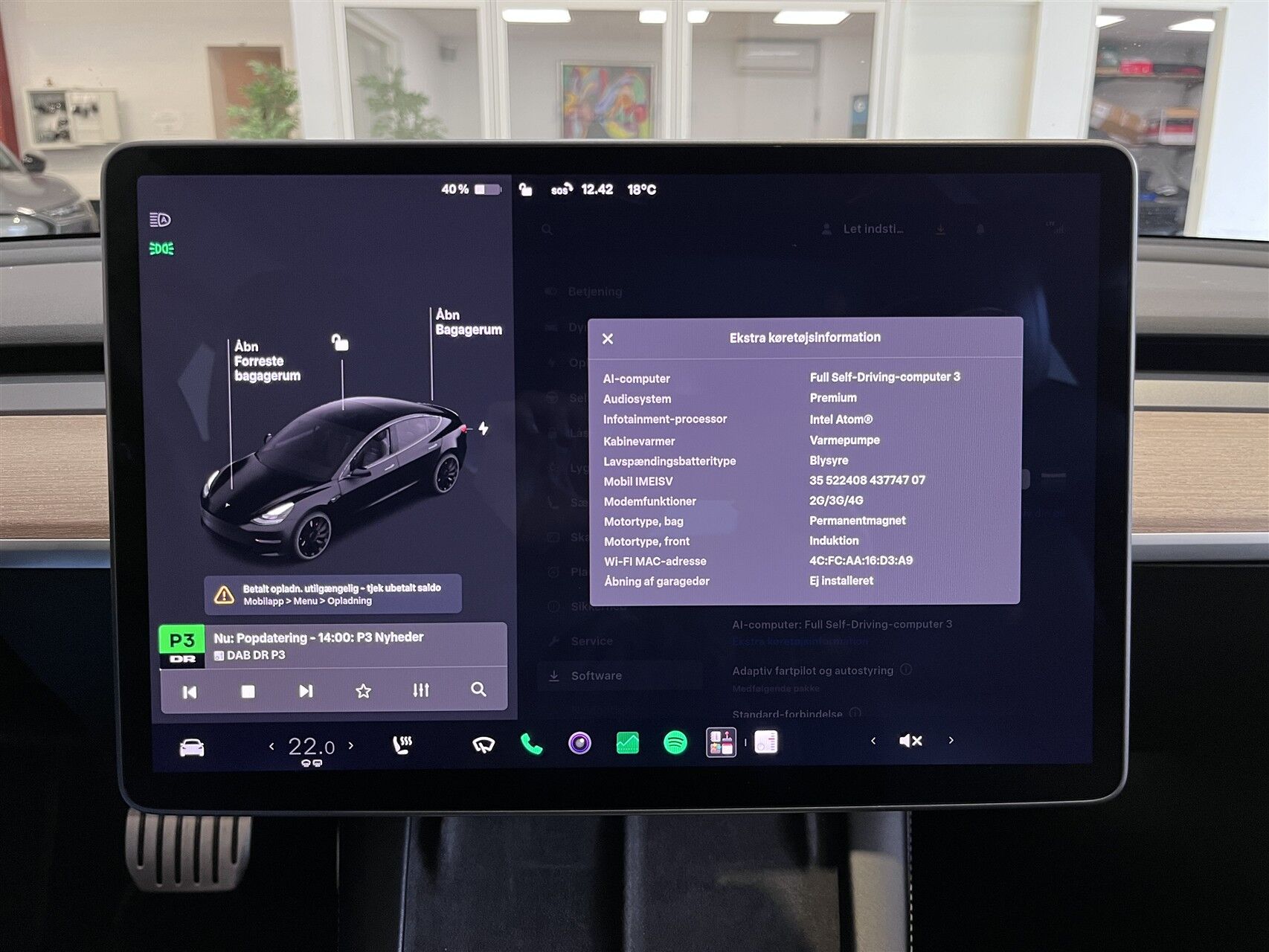 Billede af Tesla Model 3 EL Performance AWD 513HK Aut.