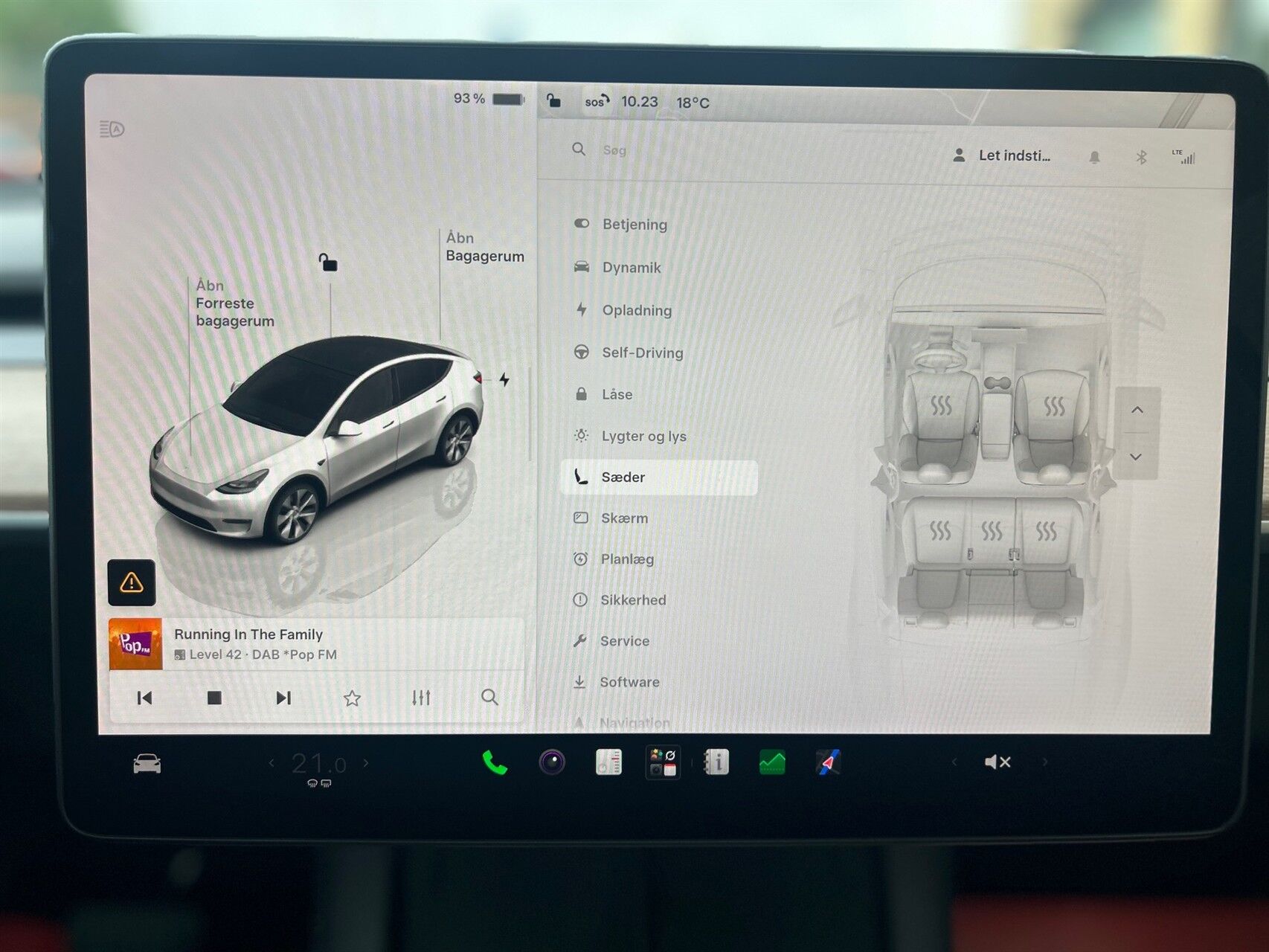 Billede af Tesla Model Y EL RWD 299HK 5d Aut.