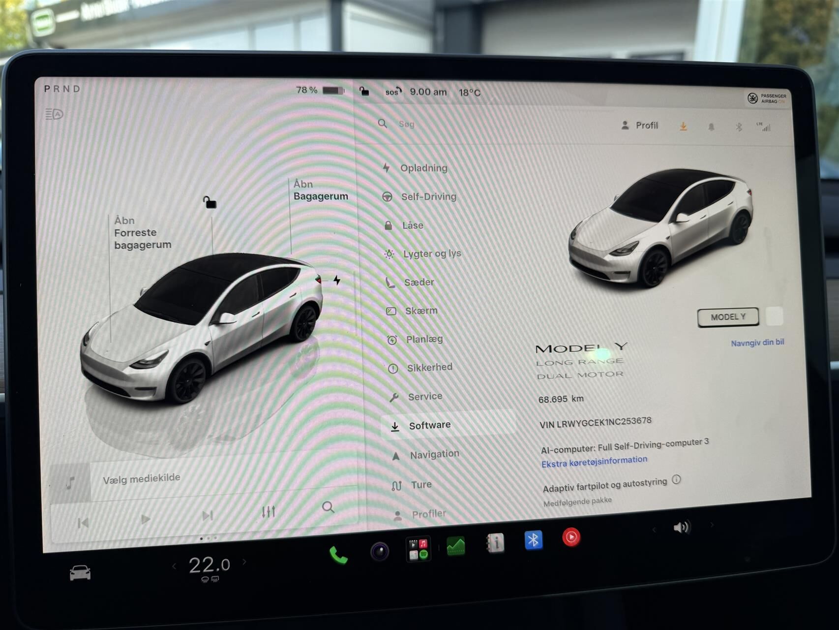 Billede af Tesla Model Y EL Long Range AWD 514HK 5d Aut.