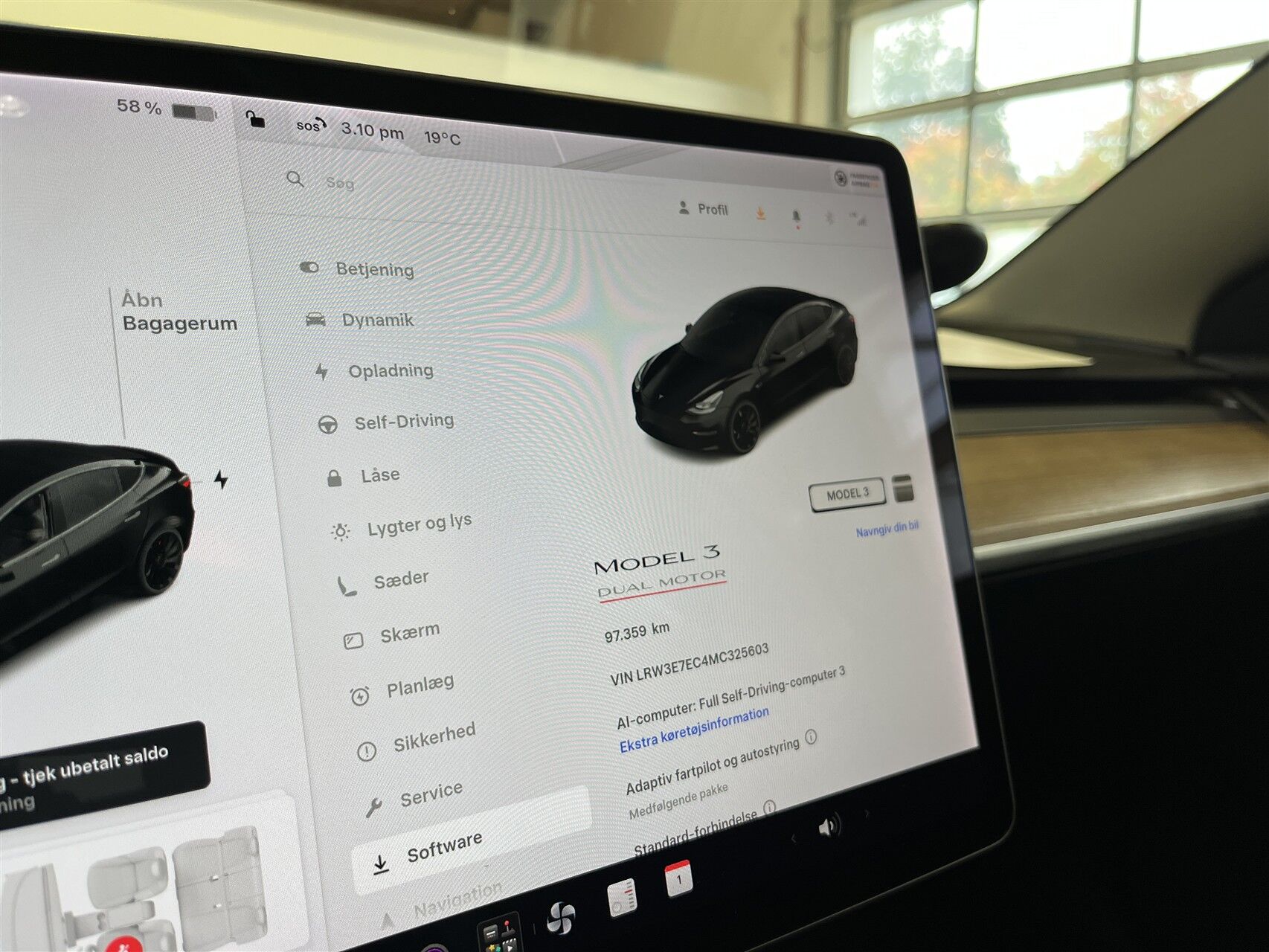 Billede af Tesla Model 3 EL Performance AWD 513HK Aut.