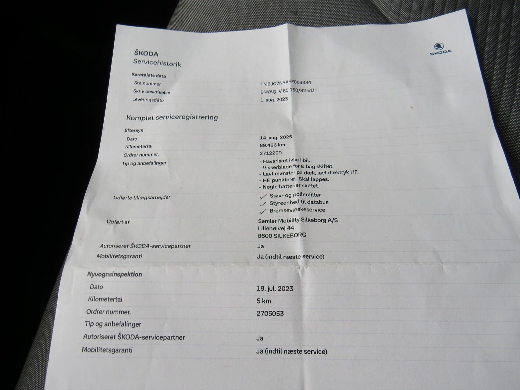 Billede af Skoda Enyaq 80 iV Premium 204HK 5d Aut.