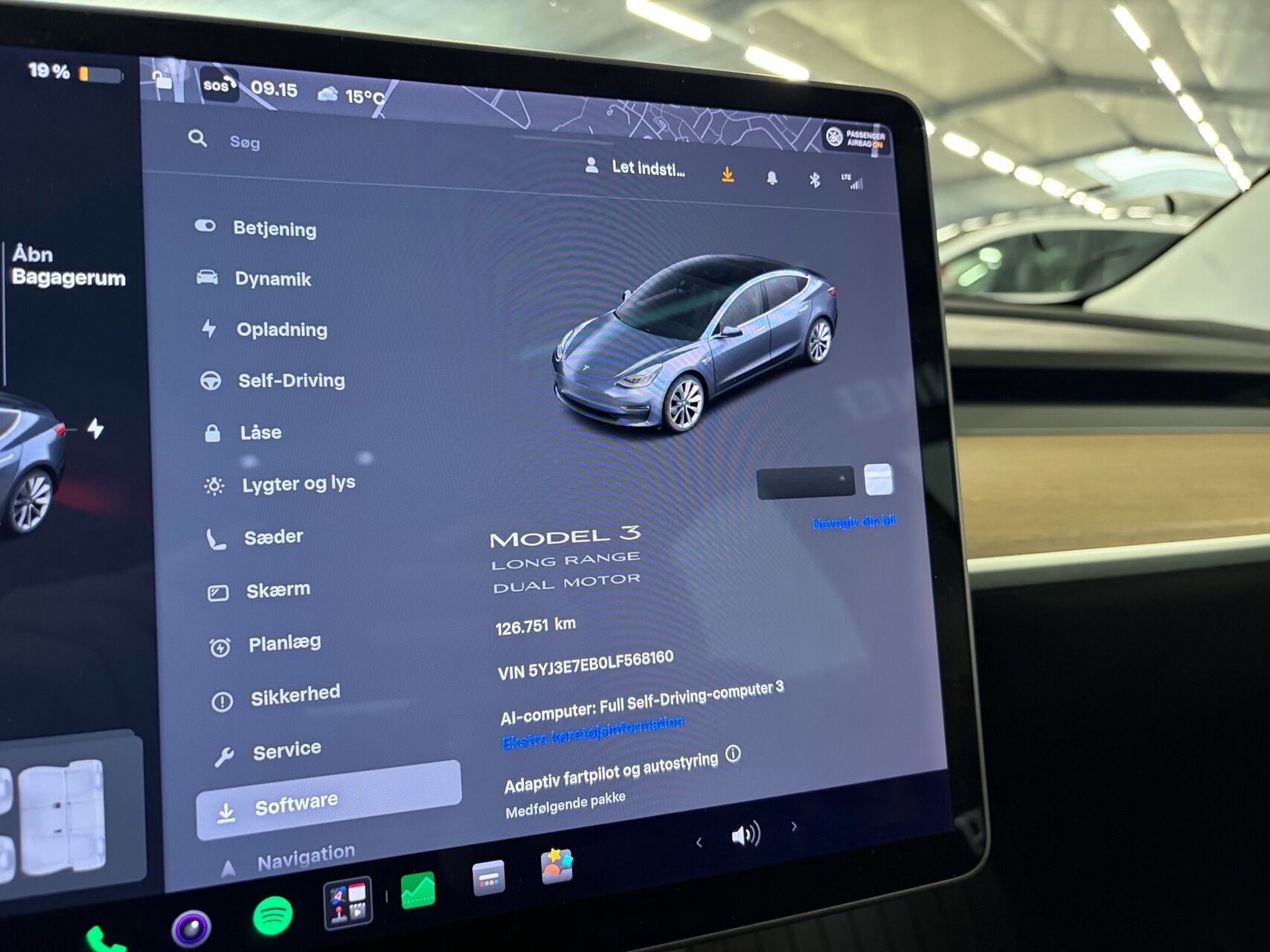 Billede af Tesla Model 3 EL Long Range AWD 490HK Aut.