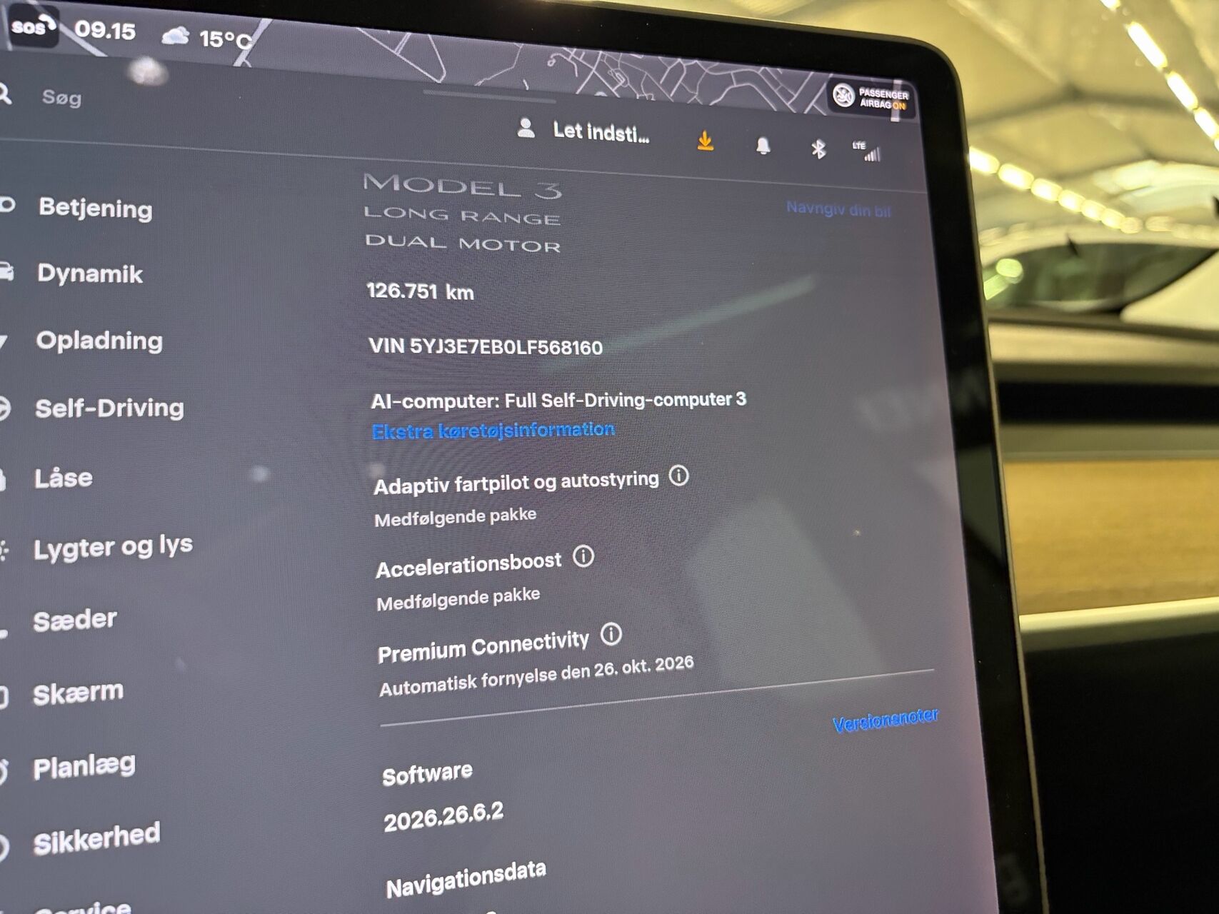 Billede af Tesla Model 3 EL Long Range AWD 490HK Aut.