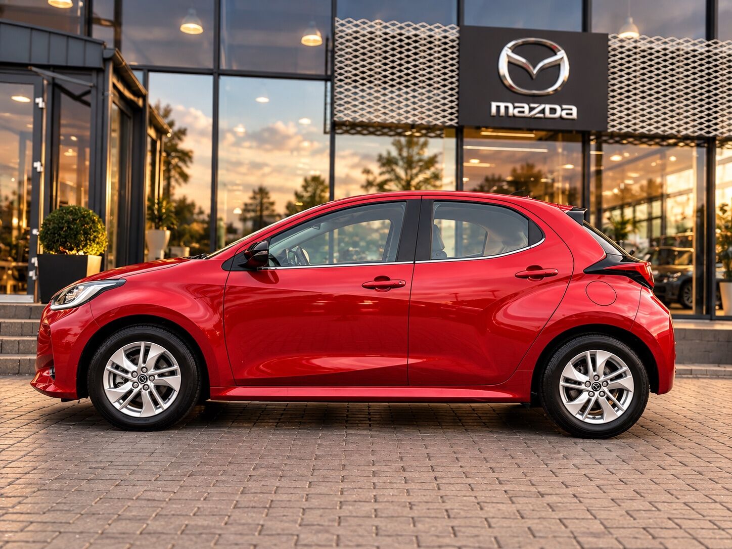 Billede af Mazda 2 1,5 VVT-I  Hybrid Agile Comfort CVT 116HK 5d Trinl. Gear