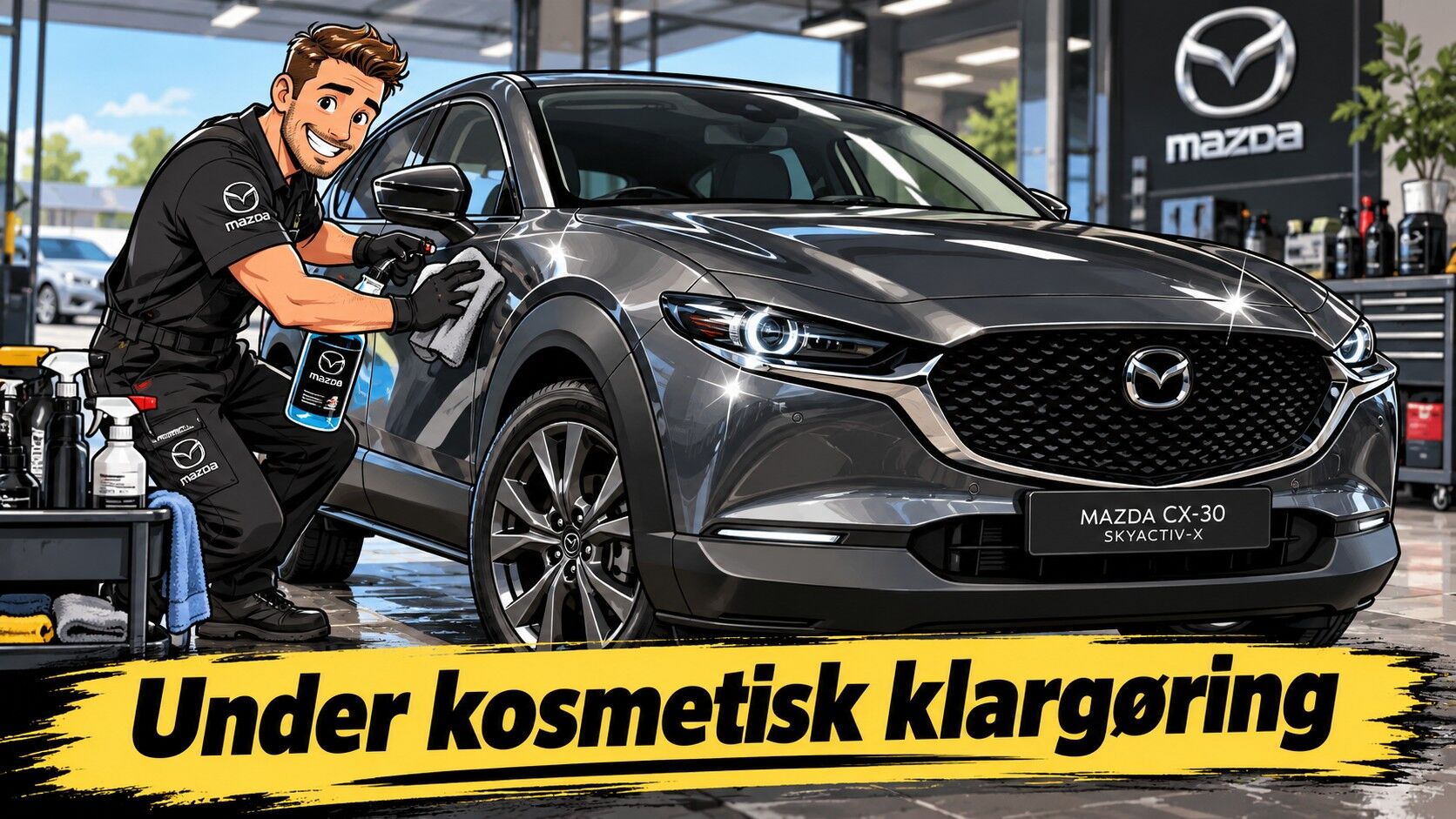 Billede af Mazda CX-30 2,0 Skyactiv-X  Mild hybrid Sky 180HK 5d 6g