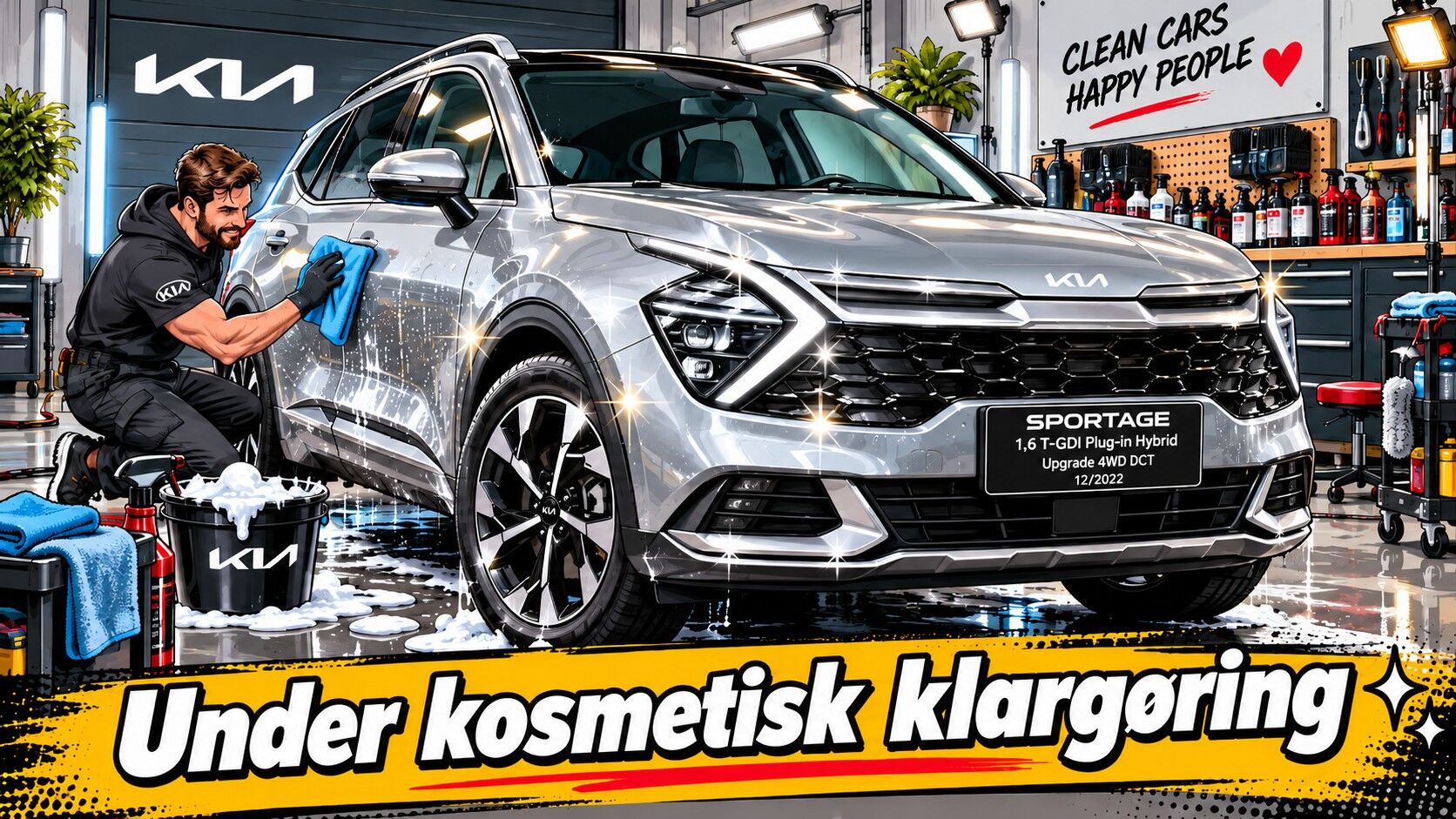 Billede af Kia Sportage 1,6 T-GDI  Plugin-hybrid Upgrade 4WD DCT 265HK 5d 6g Aut.
