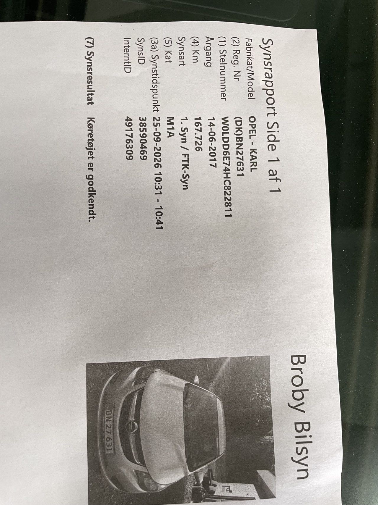 Billede af Opel Karl 1,0 Enjoy 75HK 5d