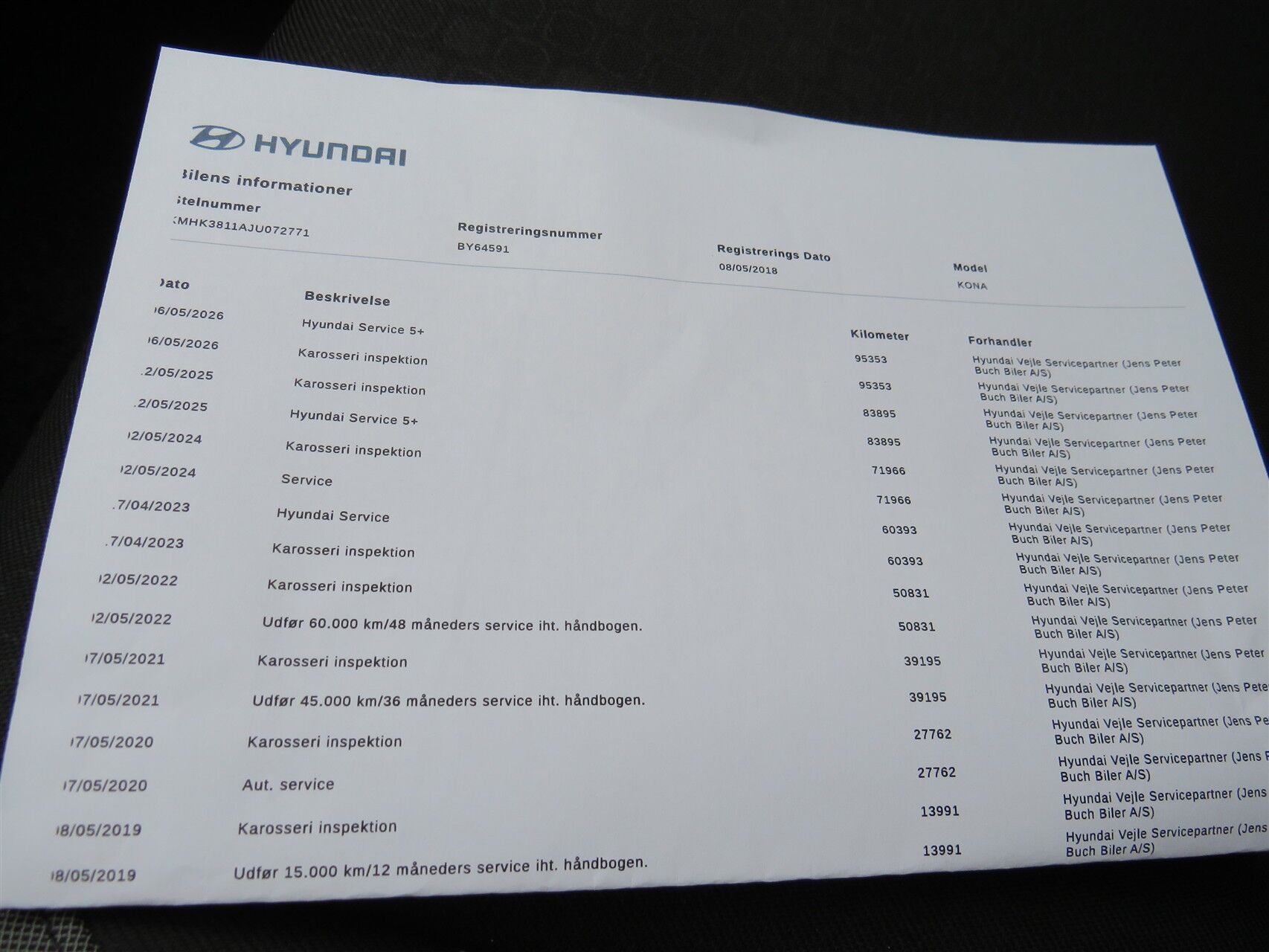 Billede af Hyundai Kona 1,0 T-GDI Trend 120HK 5d 6g