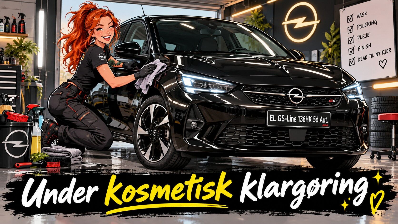 Billede af Opel Mokka-e EL GS-Line 136HK 5d Aut.