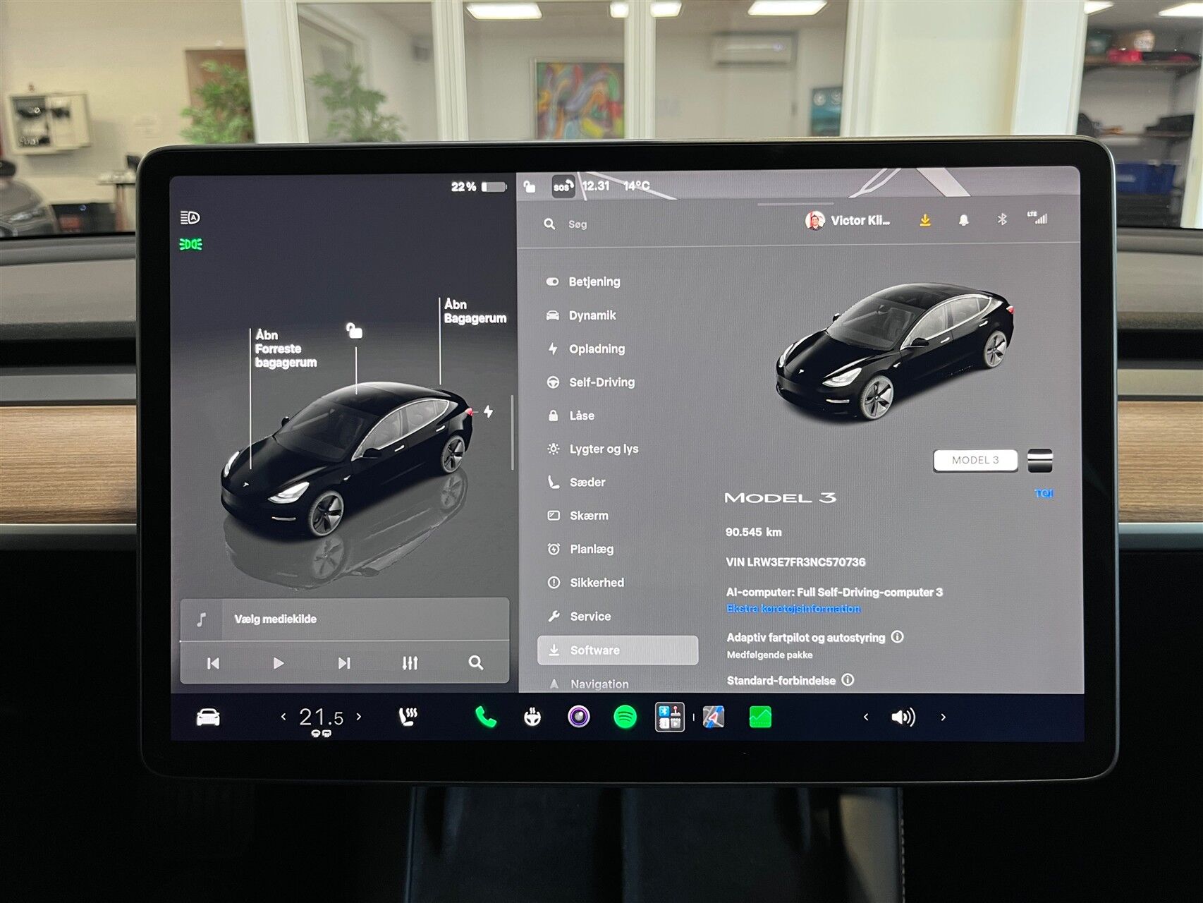 Billede af Tesla Model 3 EL 283HK Aut.