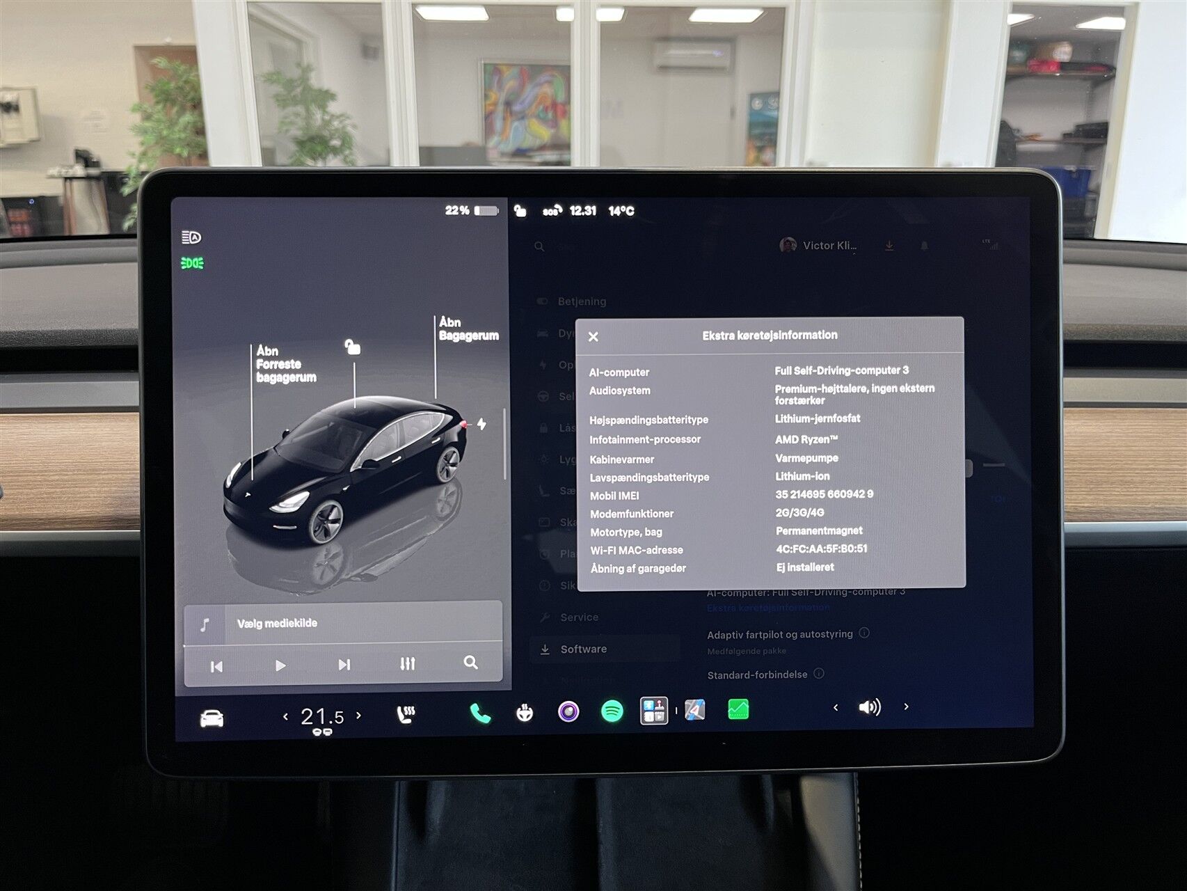 Billede af Tesla Model 3 EL 283HK Aut.
