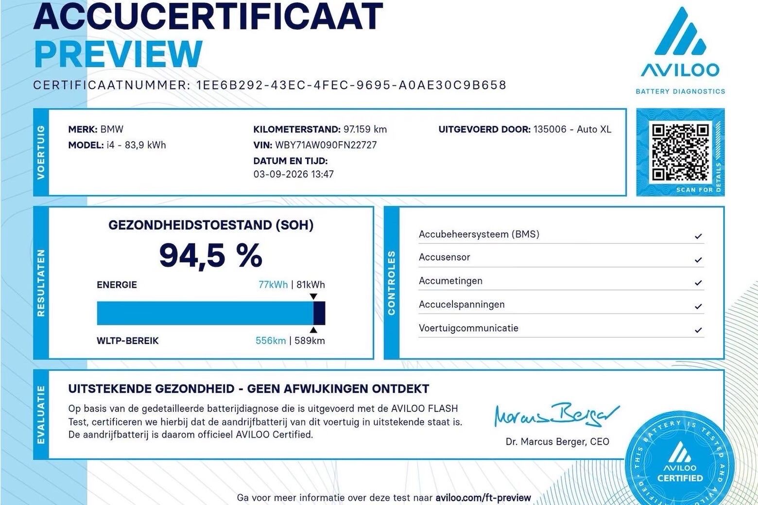 Billede af BMW i4 eDrive40 Gran Coupé EL M-Sport 340HK 5d Aut.