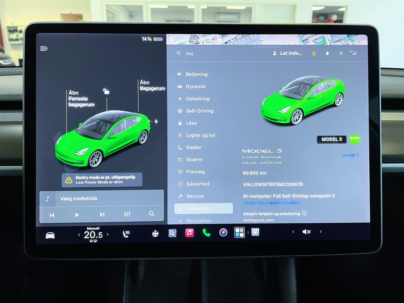 Billede af Tesla Model 3 EL Long Range AWD 498HK Aut.