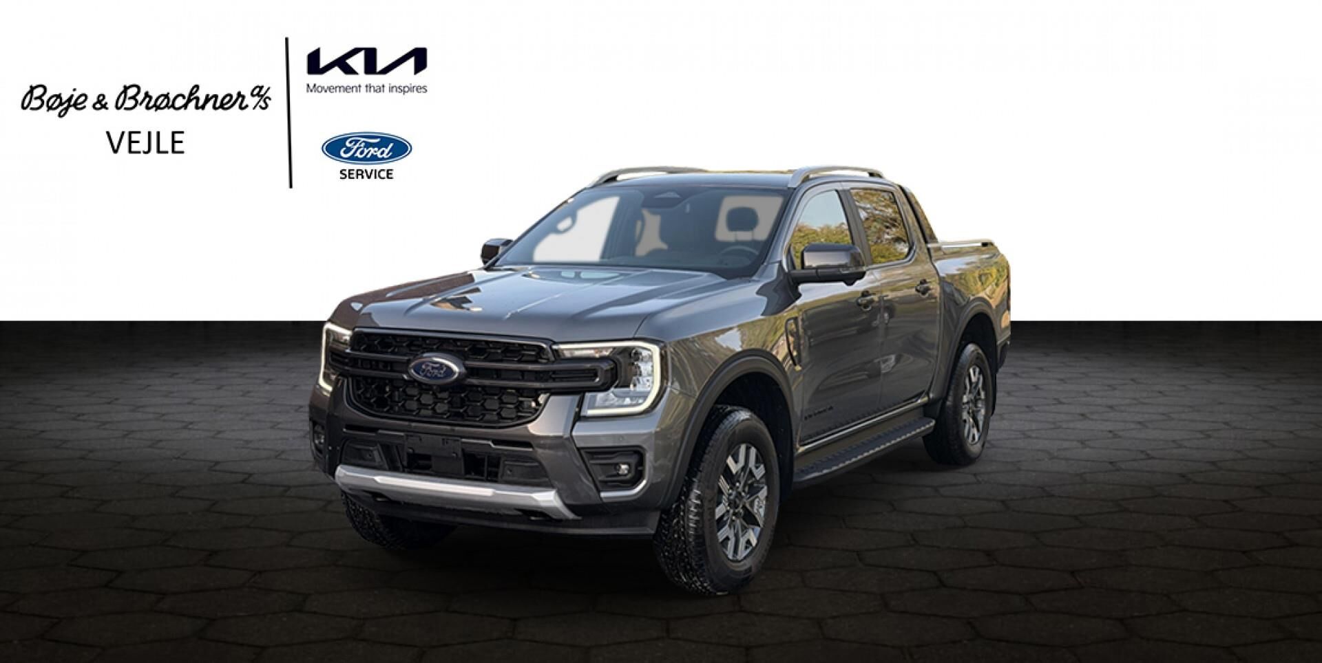 Billede af Ford Ranger Double Cab 2,3 EcoBoost Hybrid Wildtrak e-4WD 281HK Pick-Up 10g Aut.