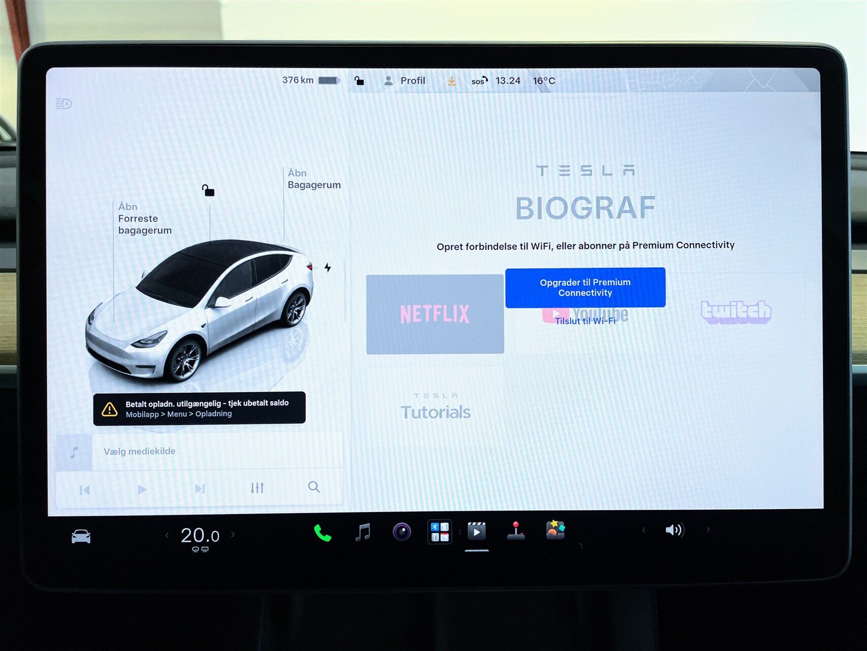 Billede af Tesla Model Y EL RWD 299HK 5d Aut.