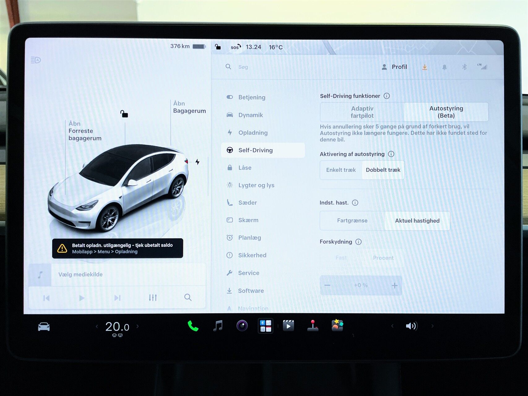 Billede af Tesla Model Y EL RWD 299HK 5d Aut.