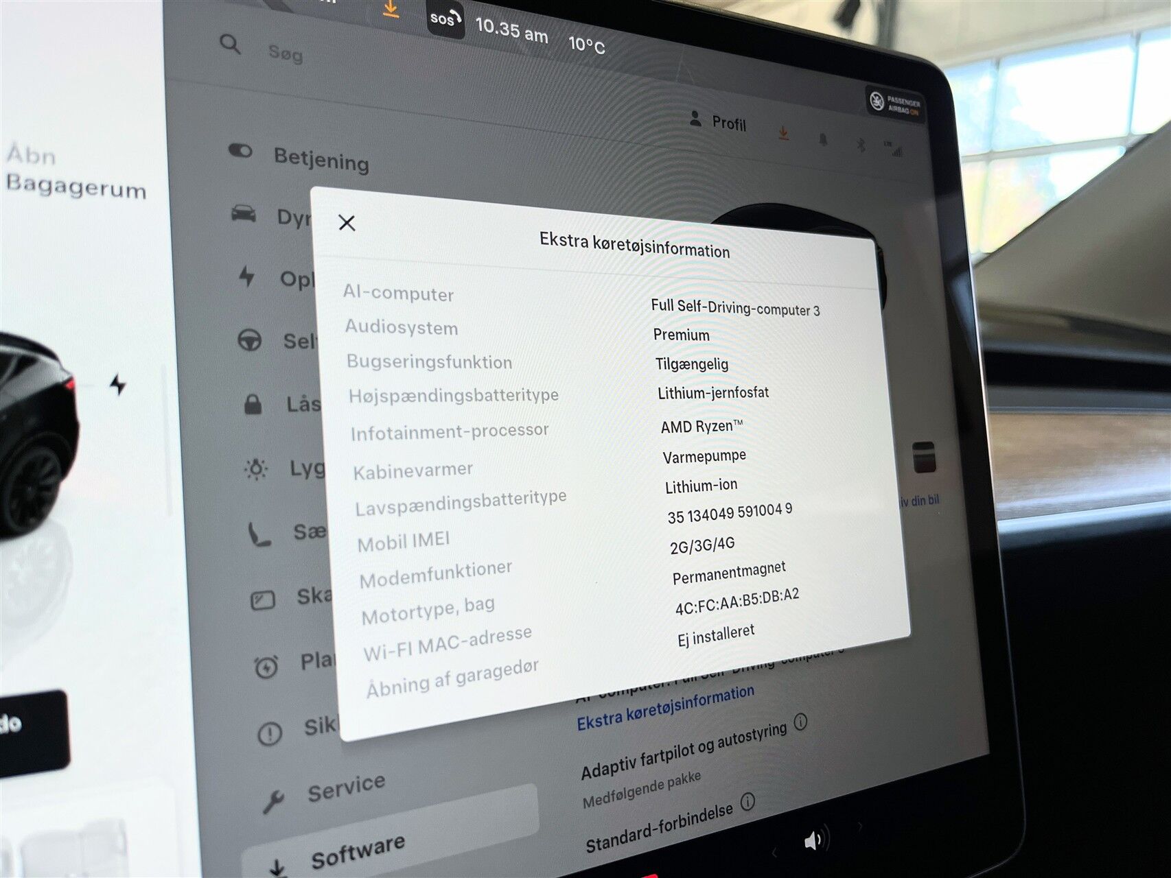 Billede af Tesla Model Y EL RWD 299HK 5d Aut.