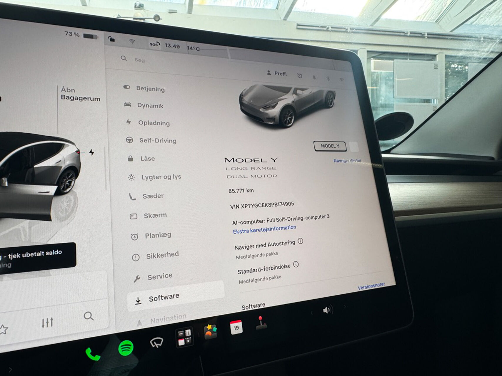 Billede af Tesla Model Y EL Long Range AWD 514HK 5d Aut.