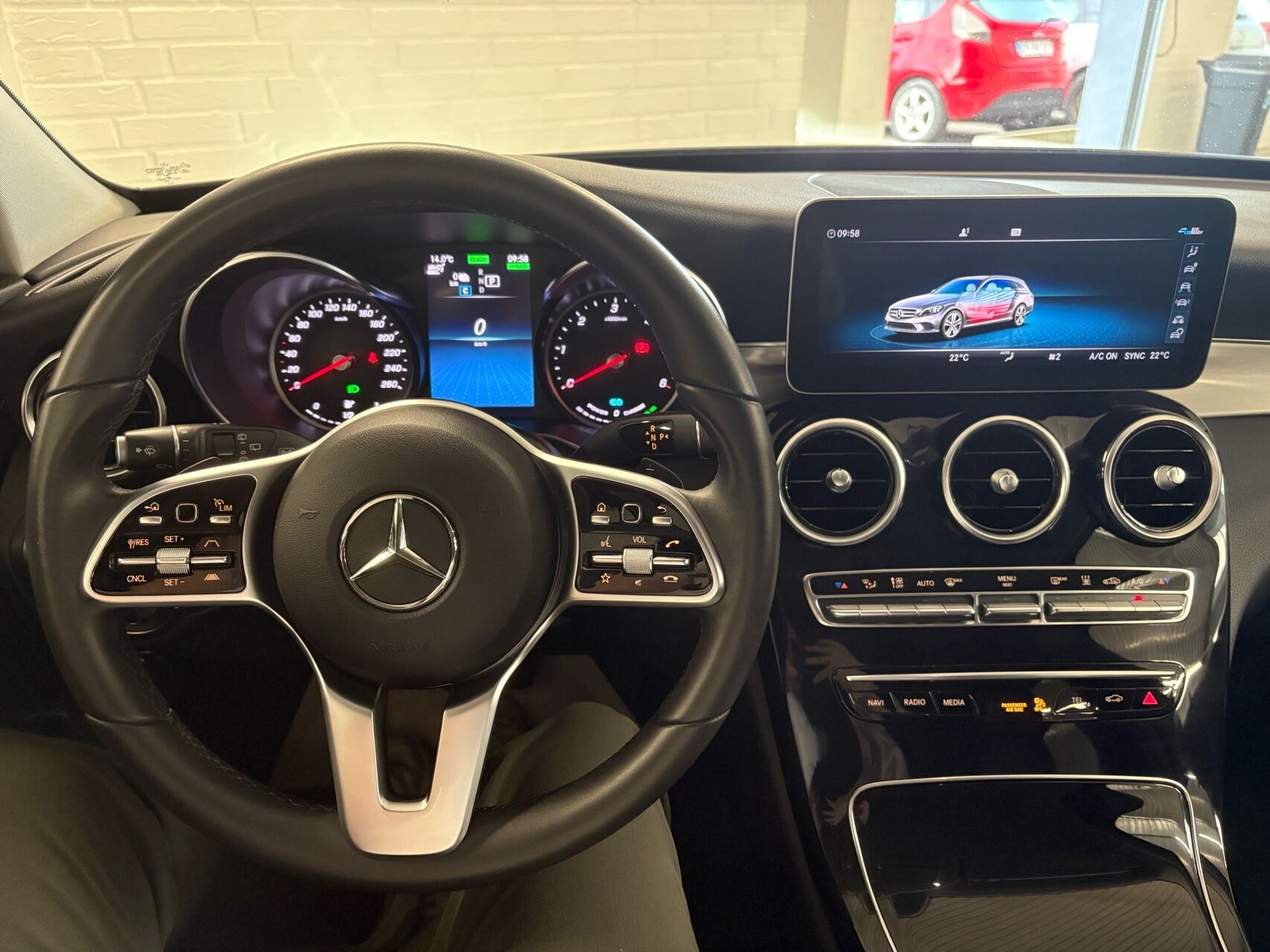 Billede af Mercedes-Benz C300 de T 2,0 CDI  Plugin-hybrid Avantgarde 9G-Tronic 306HK Stc Aut.