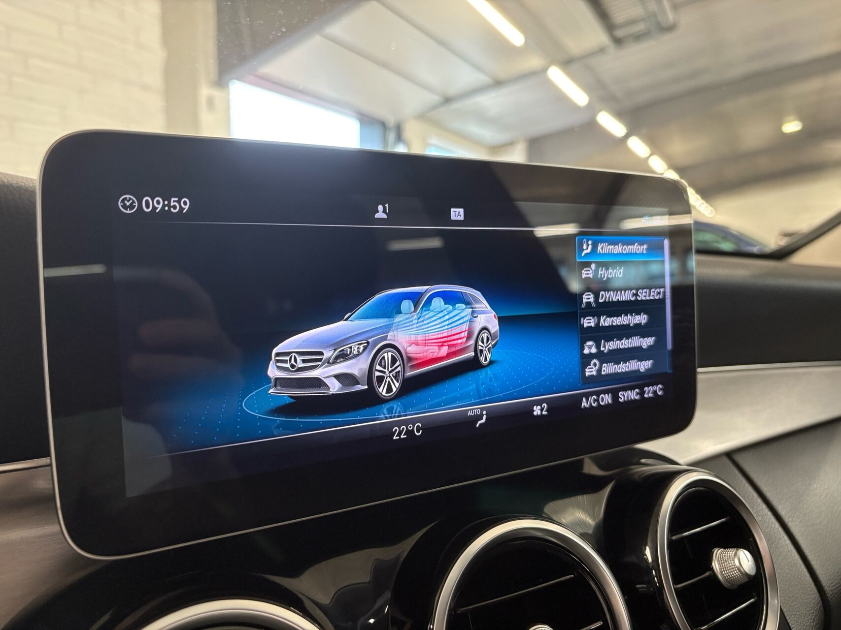 Billede af Mercedes-Benz C300 de T 2,0 CDI  Plugin-hybrid Avantgarde 9G-Tronic 306HK Stc Aut.