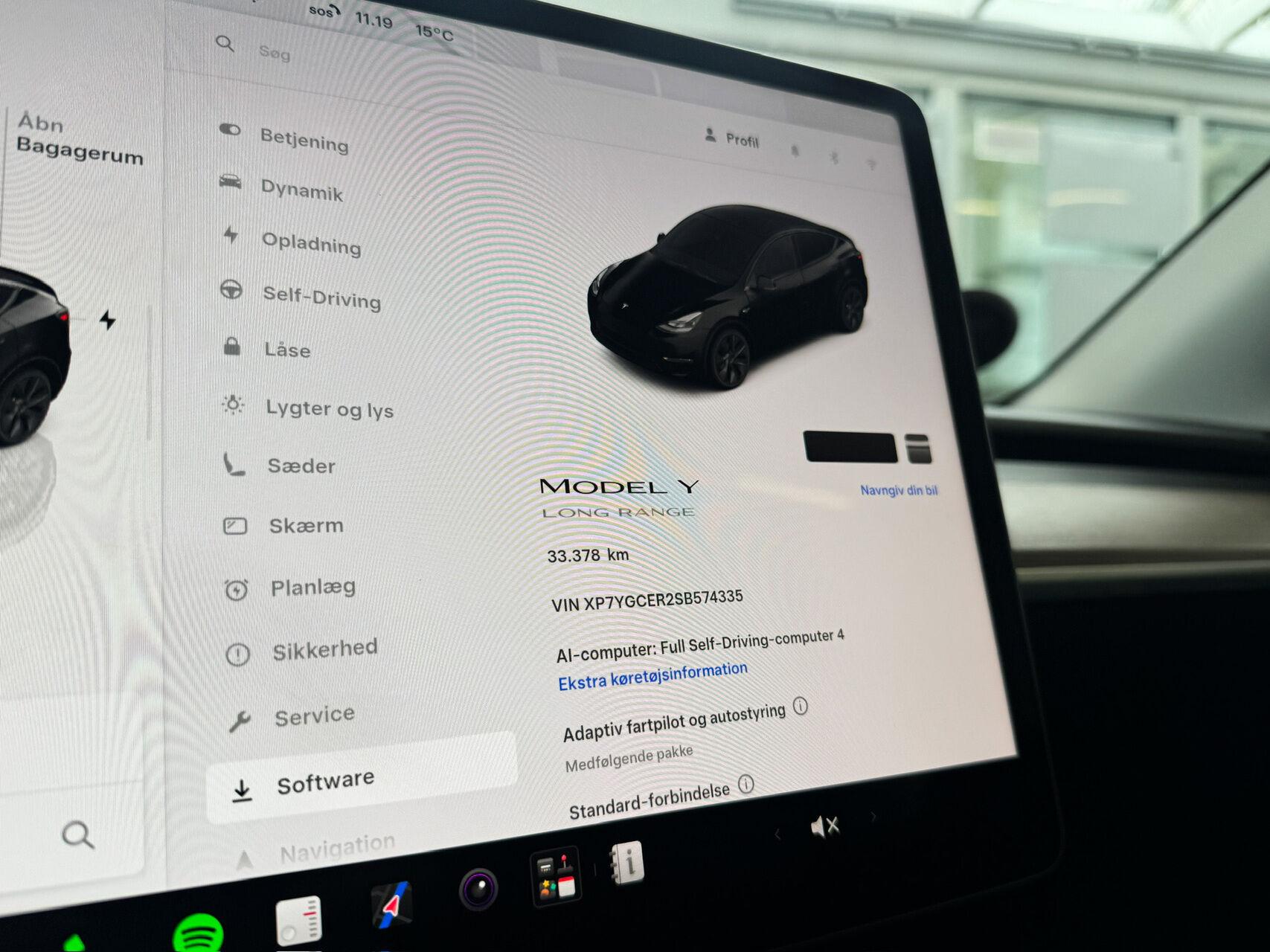 Billede af Tesla Model Y EL Long Range RWD 347HK 5d Aut.