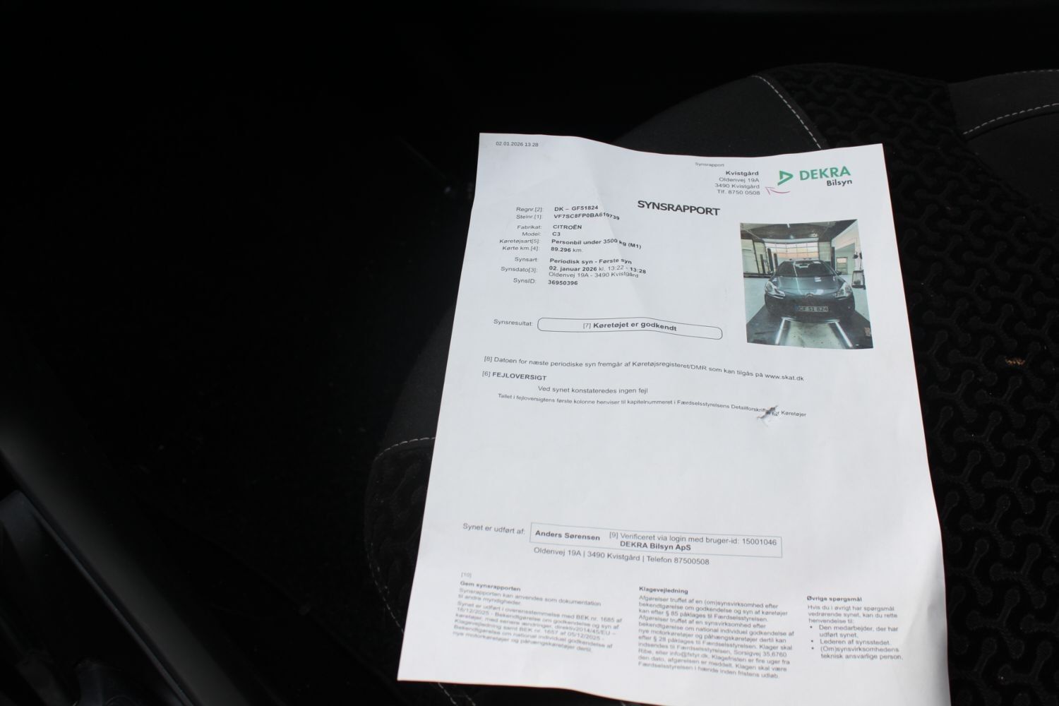 Billede af Citroën C3 1,4 VTi Seduction E5G 95HK 5d Aut.