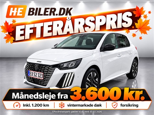 Peugeot 208 1,2 PureTech Allure+ 100HK 5d 6g