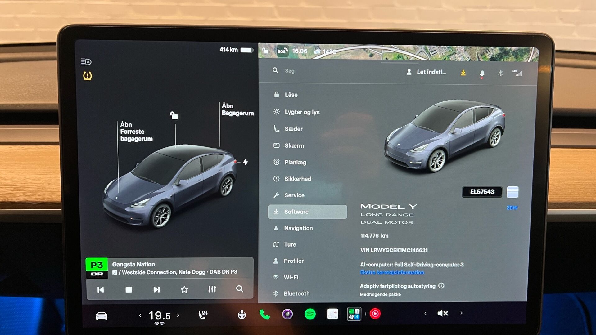 Billede af Tesla Model Y EL Long Range AWD 514HK 5d Aut.