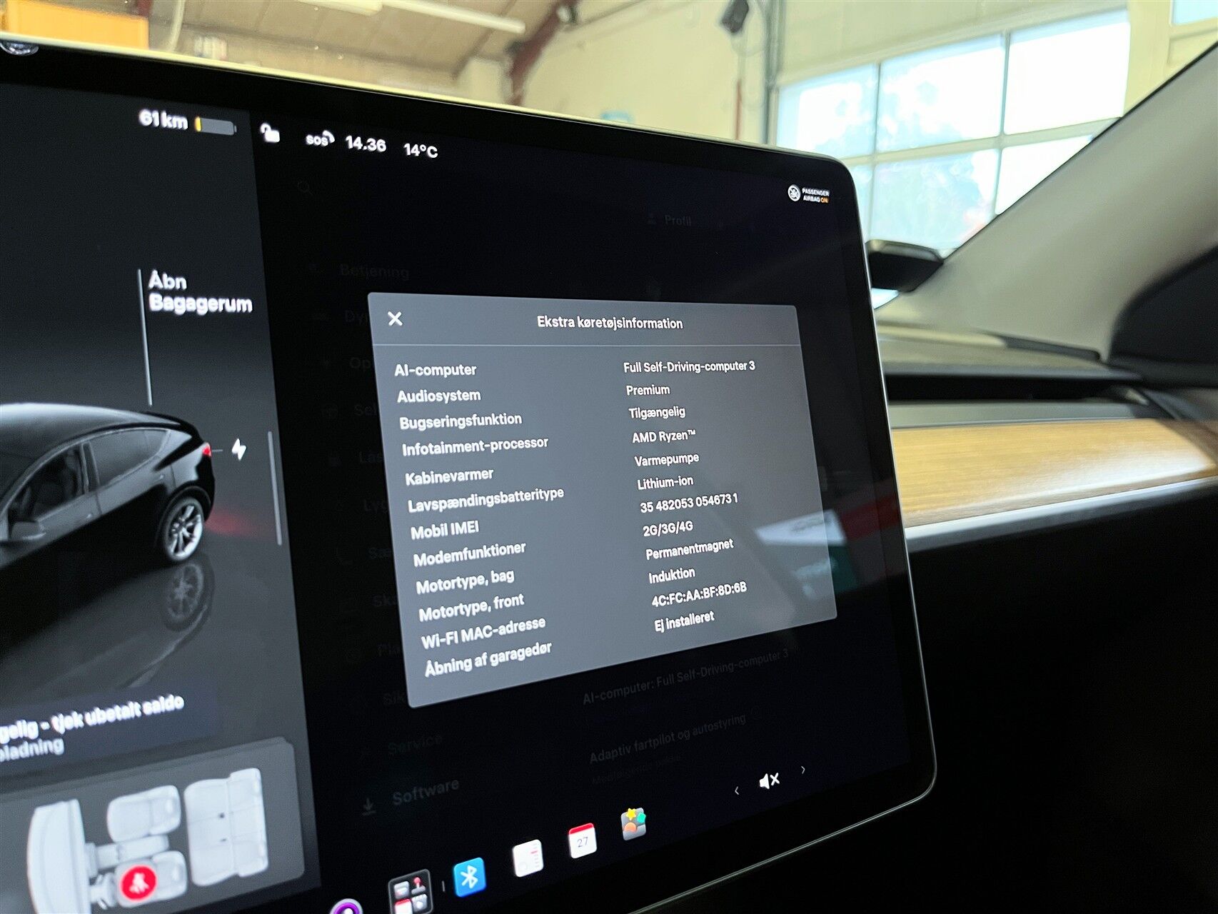 Billede af Tesla Model Y EL Long Range AWD 514HK 5d Aut.