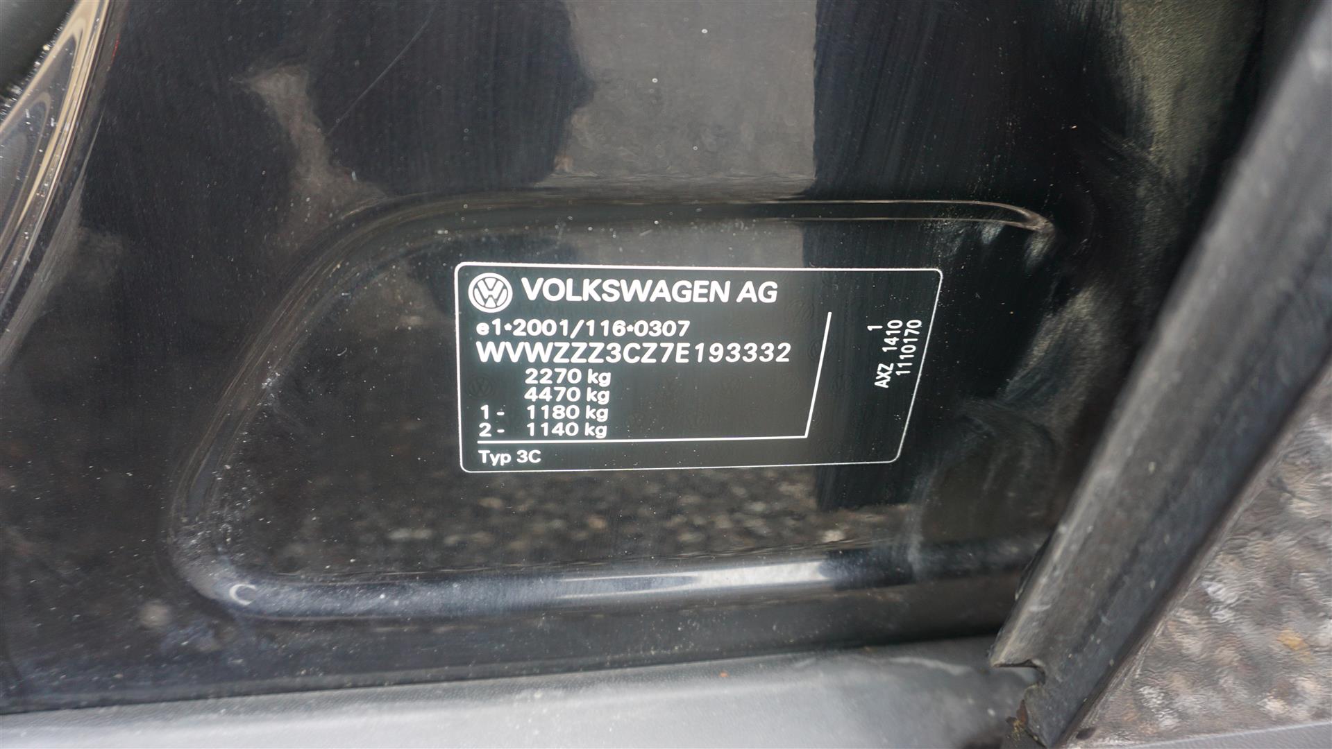 Billede af VW Passat 3,2 V6 Highline 4Motion DSG 250HK 6g Aut.
