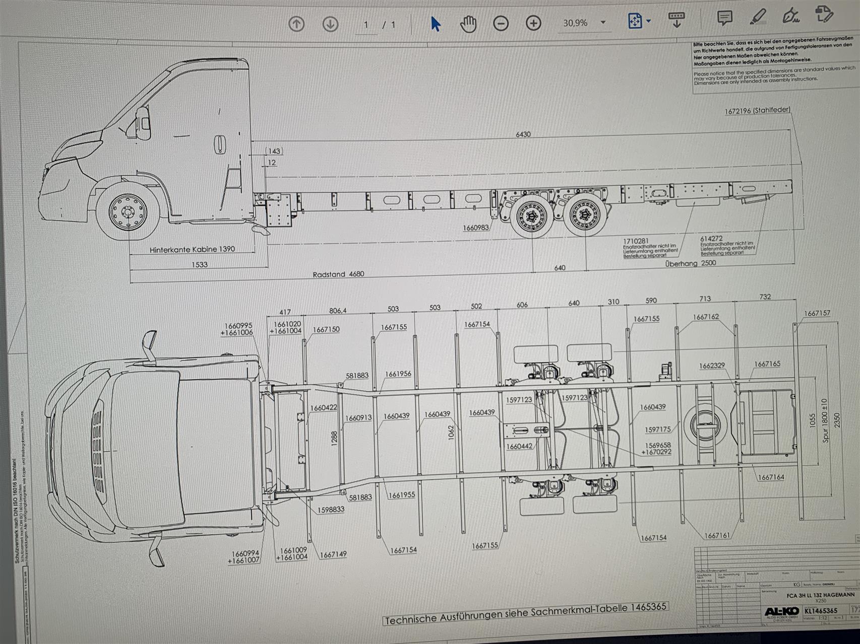 Billede af Fiat Ducato 35 L5 2,3 MJT 130HK Ladv./Chas. 6g