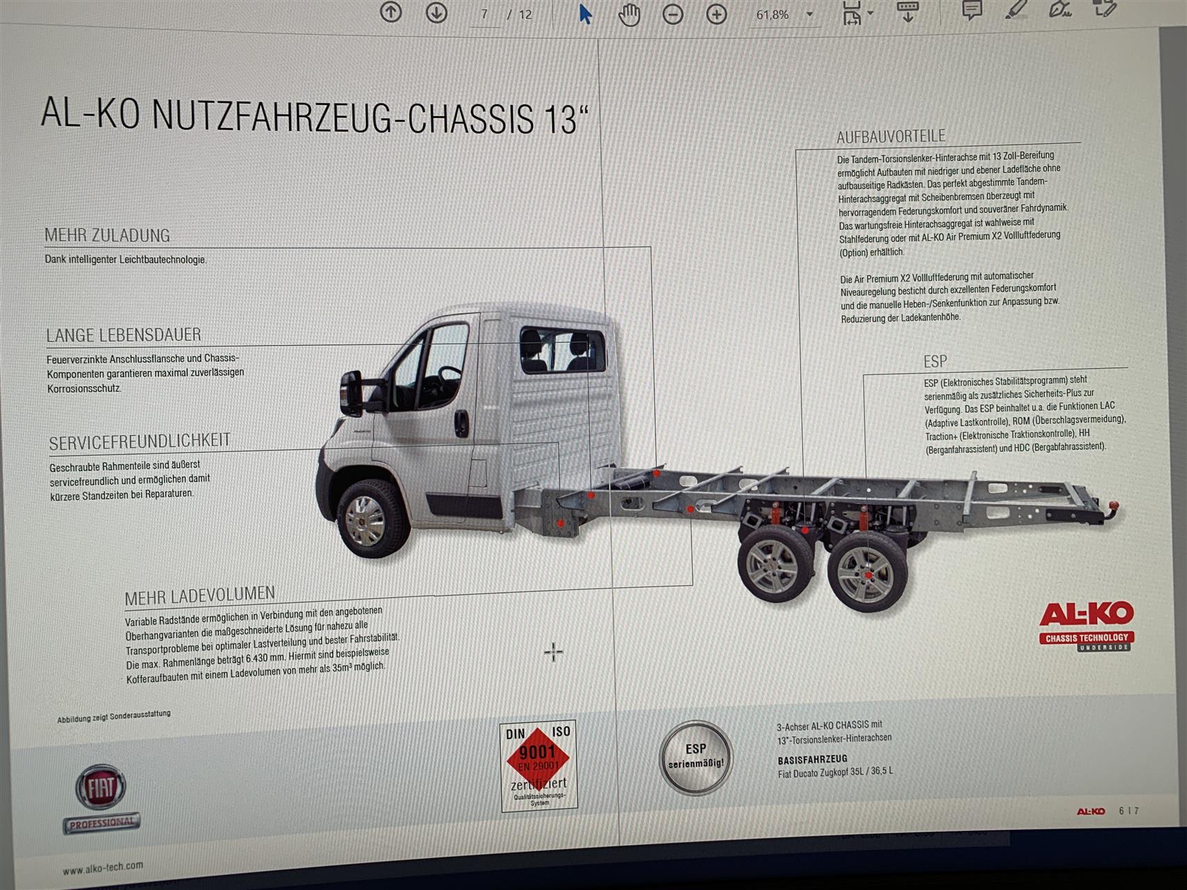 Billede af Fiat Ducato 35 L5 2,3 MJT 130HK Ladv./Chas. 6g