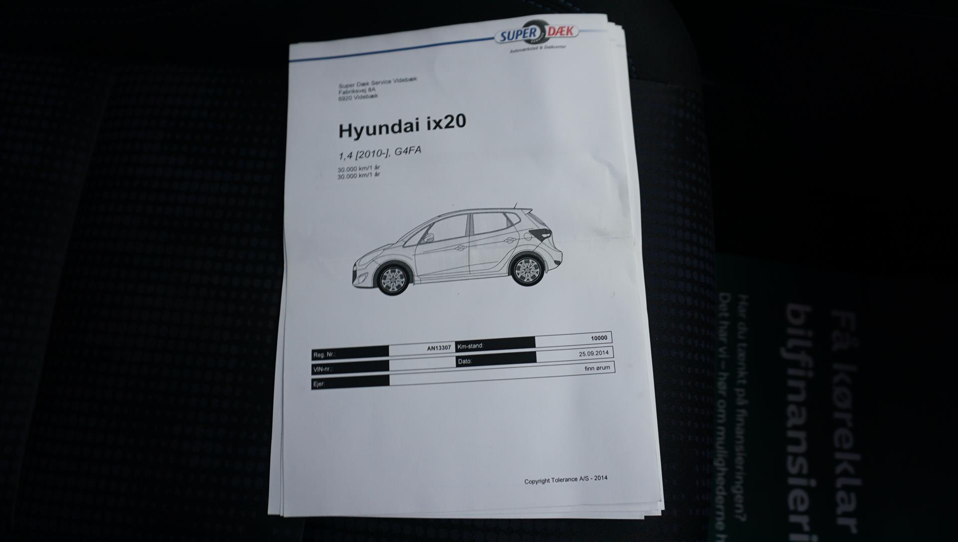 Billede af Hyundai IX20 1,4 XTR ISG 90HK 5d