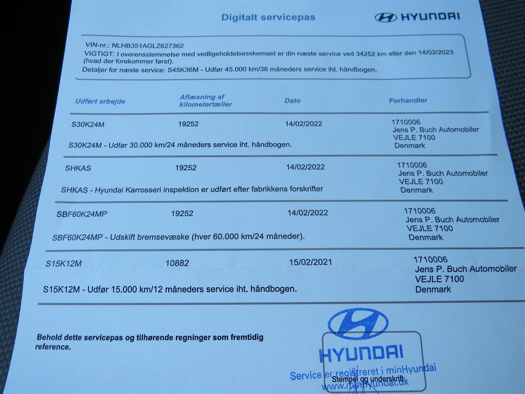 Billede af Hyundai i20 1,0 T-GDI Trend DCT 100HK 5d 7g Aut.