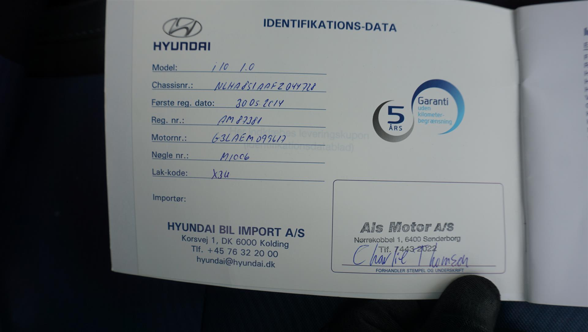 Billede af Hyundai i10 1,0 Comfort Air 66HK 5d