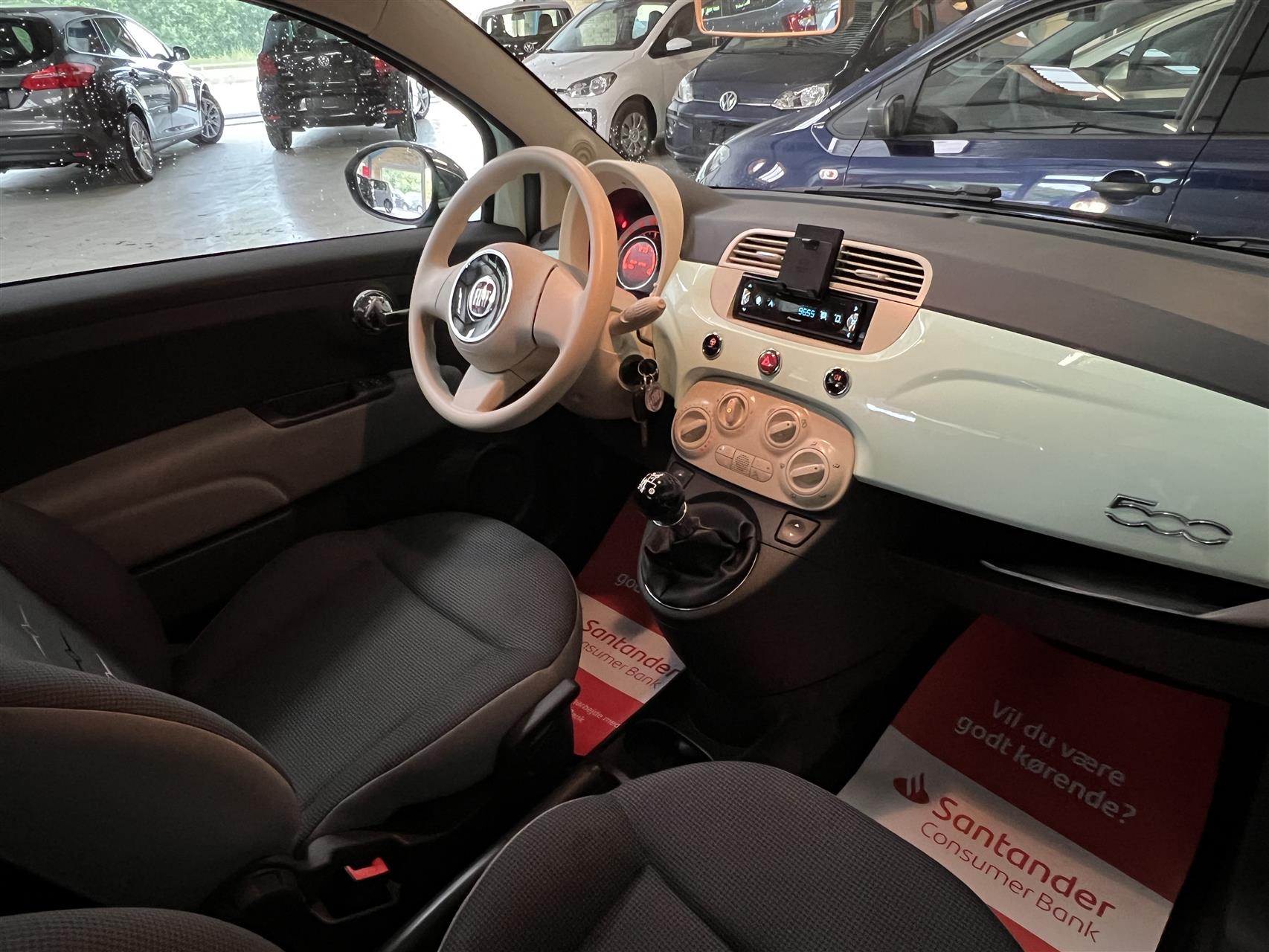 Billede af Fiat 500 1,2 Lounge 69HK 3d Man. 
