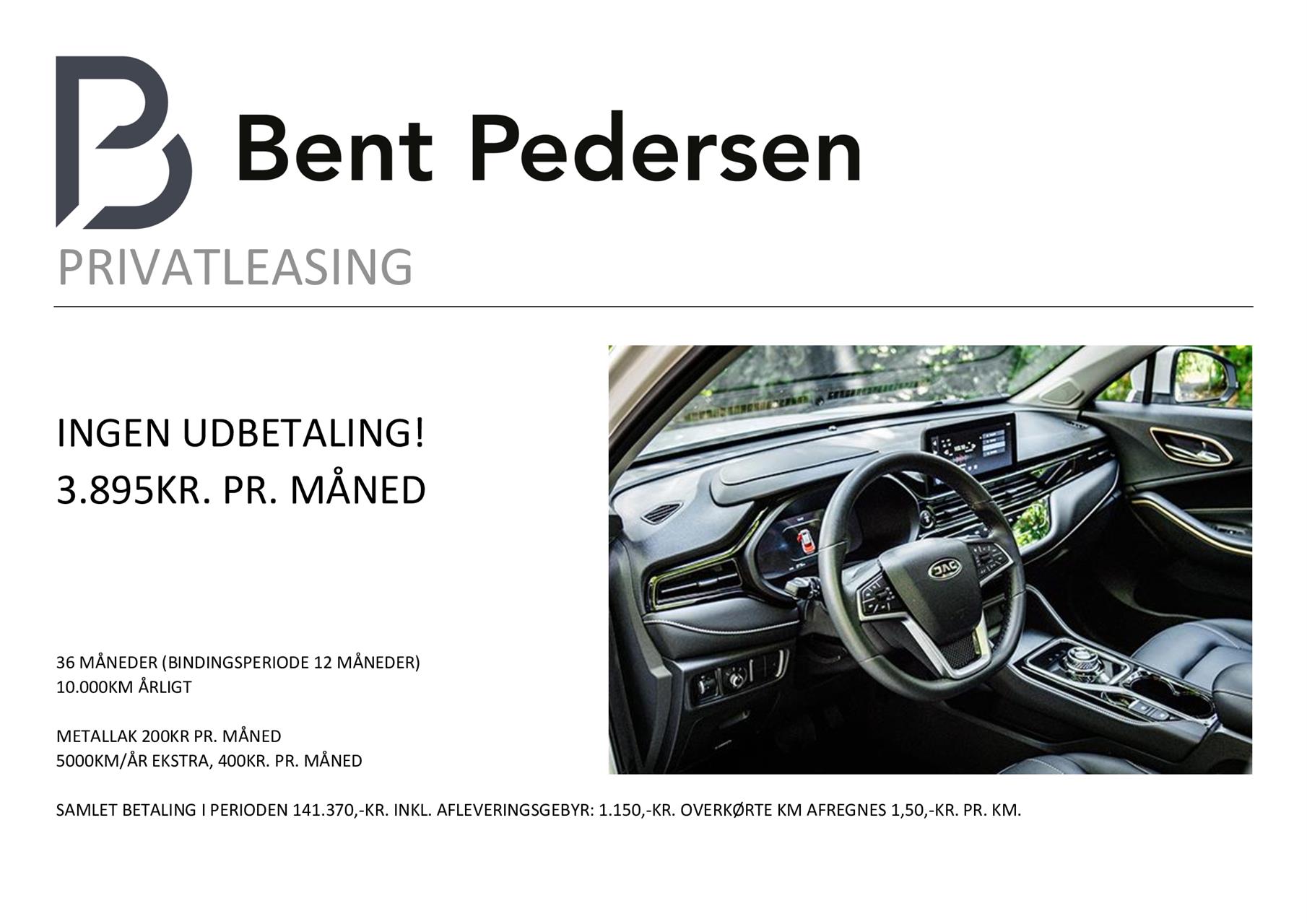 Billede af JAC e-JS4 EL 193HK 5d Aut.